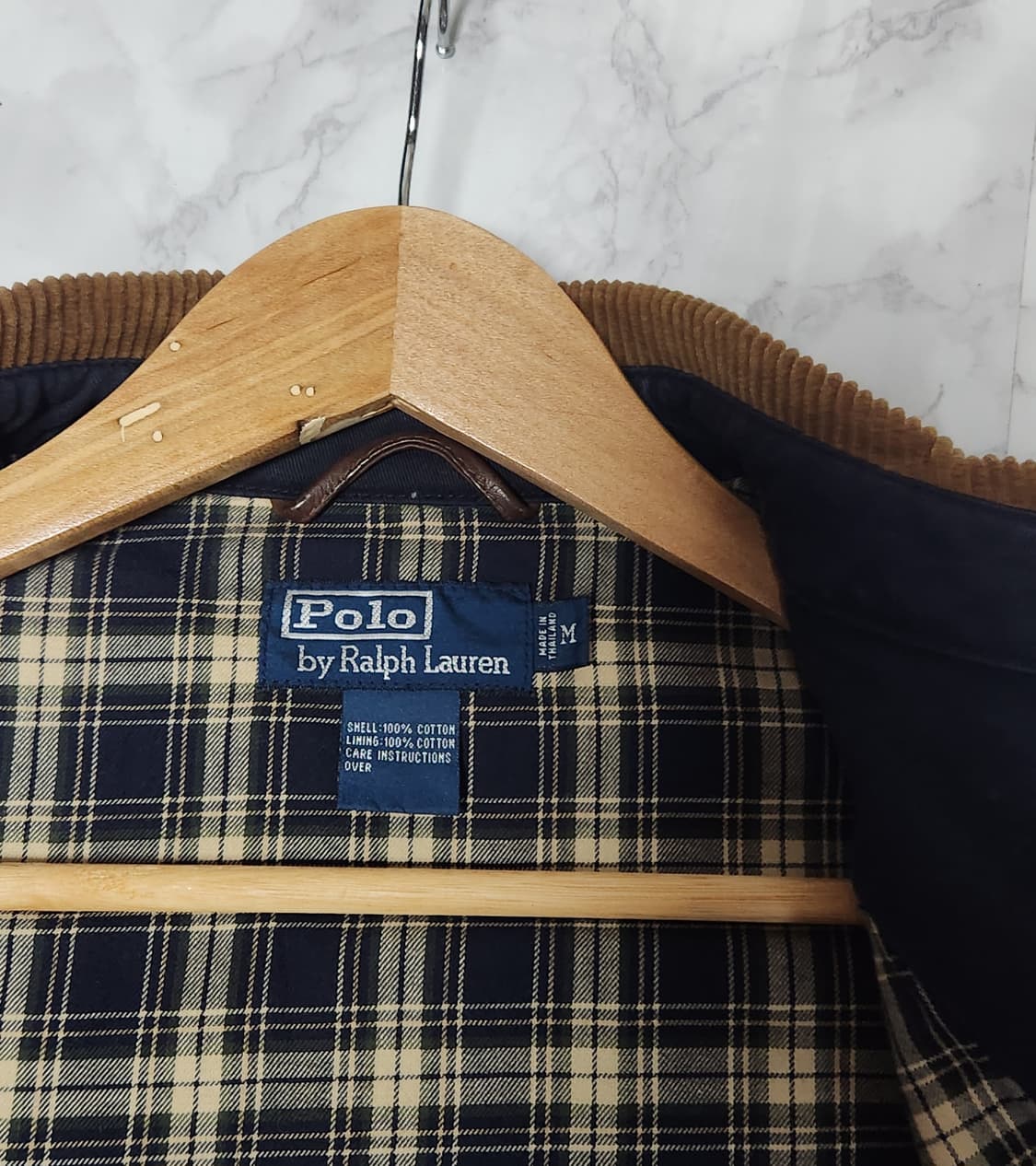 폴로 코듀로이 카라 네이비 코튼 스윙톱 자켓 상품이미지8