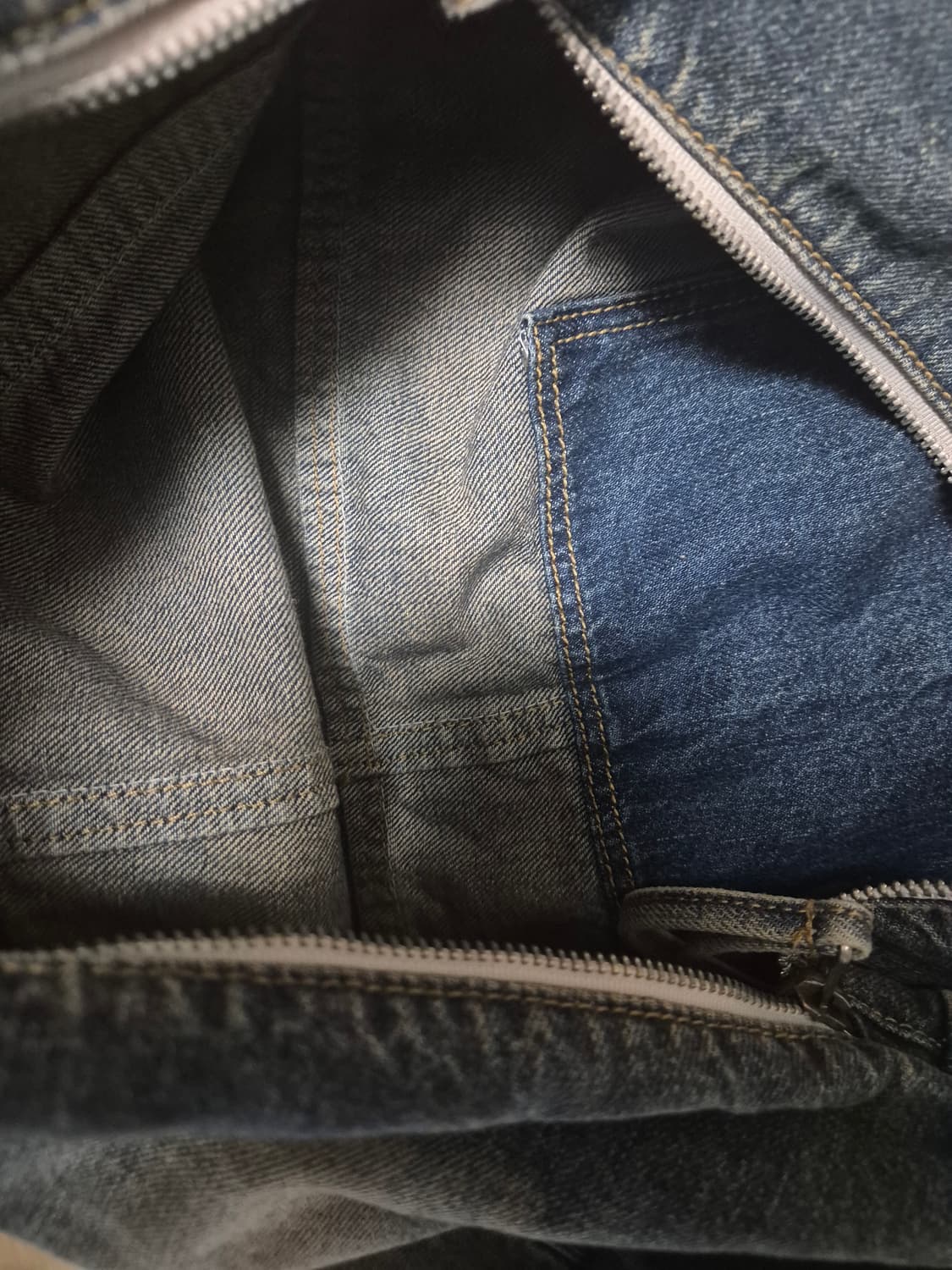 스컬프터 워시드 데님 더플백 Washed Denim Duffle Bag  상품이미지6