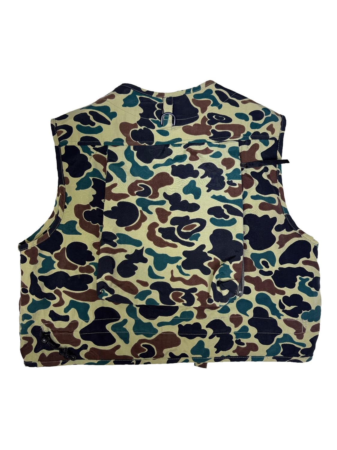 빈티지 90s 카모플라쥬 멀티포켓 피싱 베스트 조끼 OS 상품이미지8