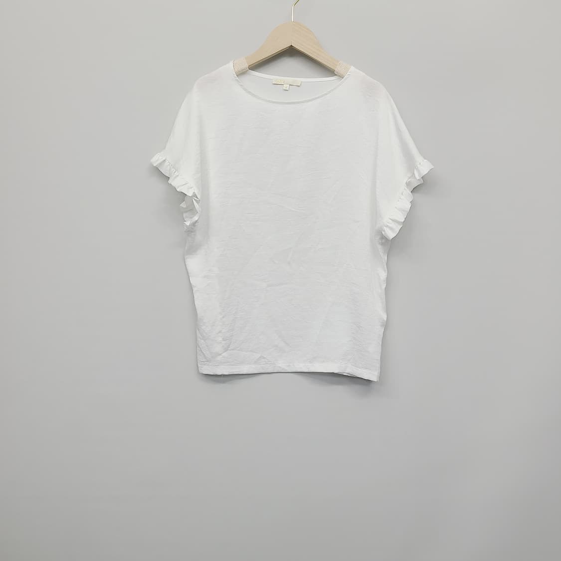 마쥬(Maje) 화이트 러플 소매 블라우스 탑 (사이즈 1) 상품이미지2