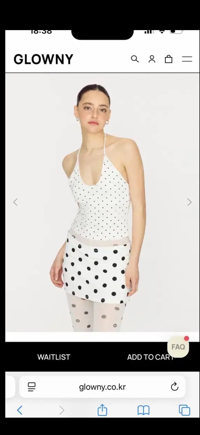 M) 글로니 홀터 슬리브리스 도티메이즈 상품이미지3