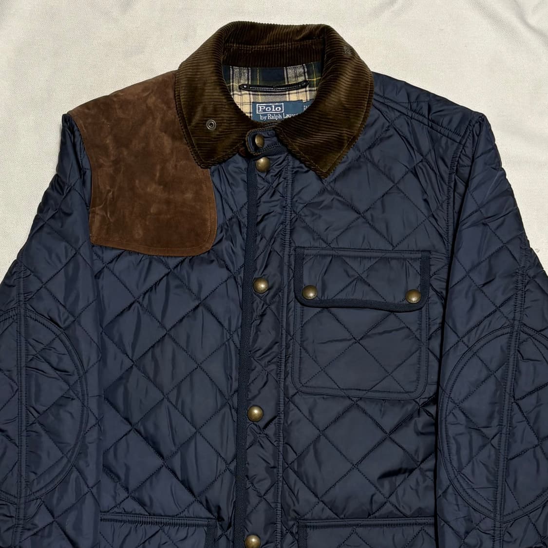M 폴로랄프로렌 코듀로이 카라 퀼팅자켓 상품이미지1