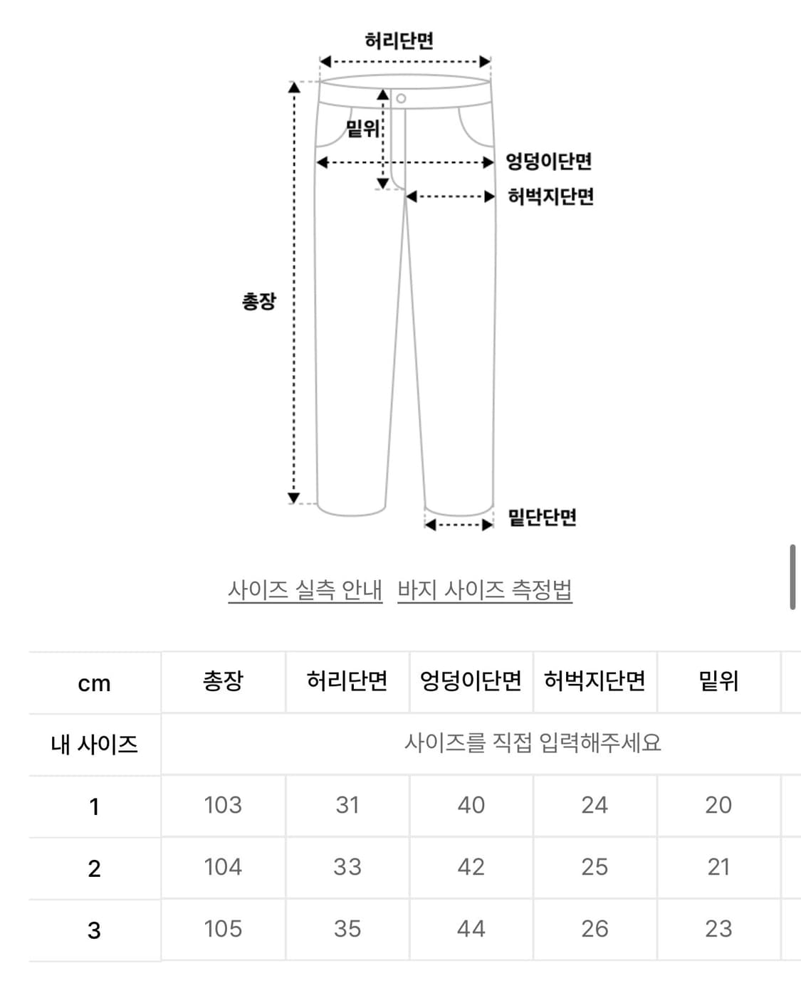 오도어 데님 부츠컷  vintage raw jean 상품이미지3