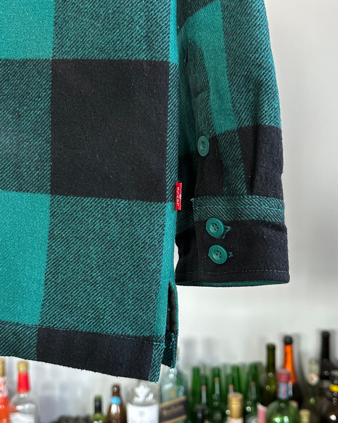 [L]리바이스 Levi's 타탄 체크 플란넬 집업 워크 자켓 상품이미지7