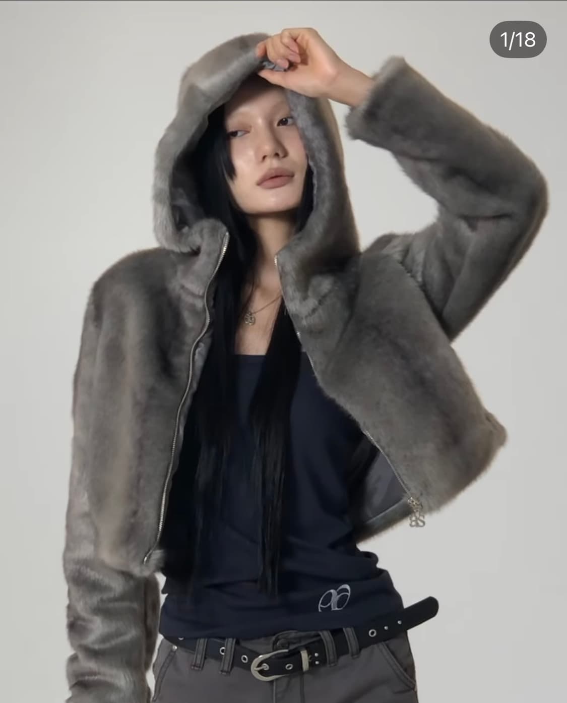 24/FW 애즈온 퍼자켓 상품이미지3