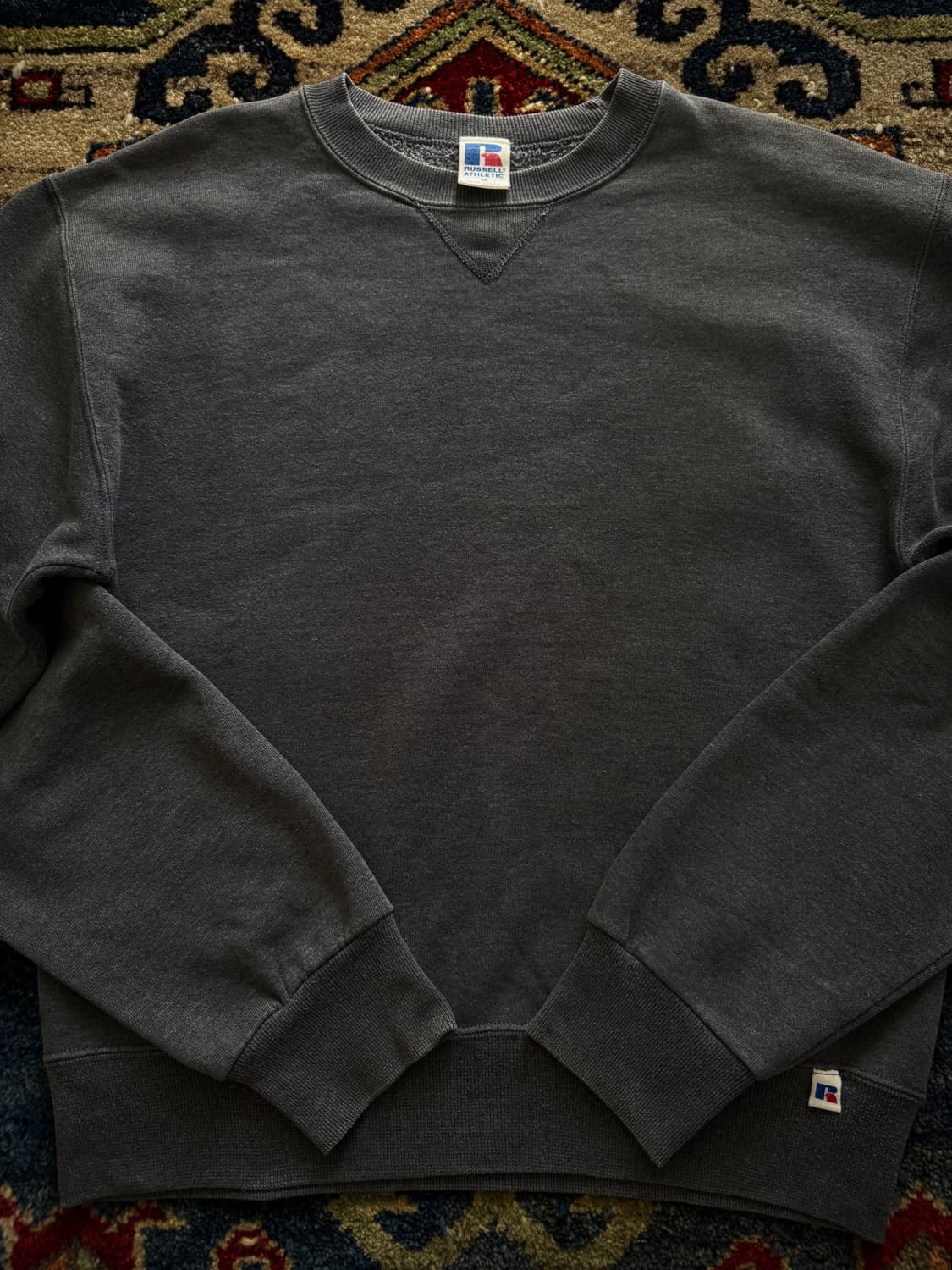 80s Russell dark grey Sweatshirt 상품이미지3