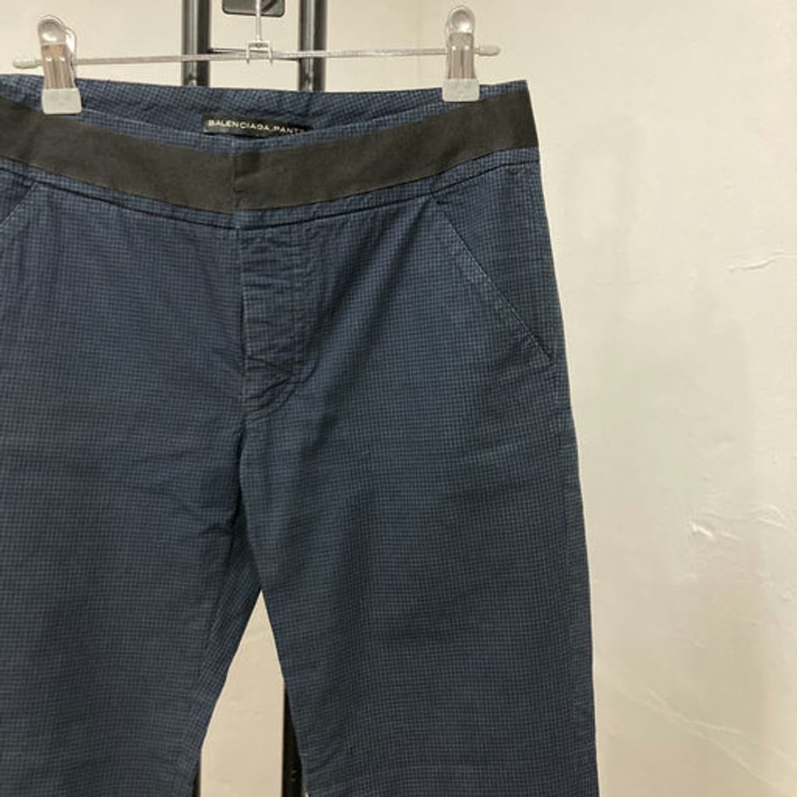 발렌시아가(Balenciaga) 미니멀 시크 네이비 스키니 코튼 팬츠 상품이미지5
