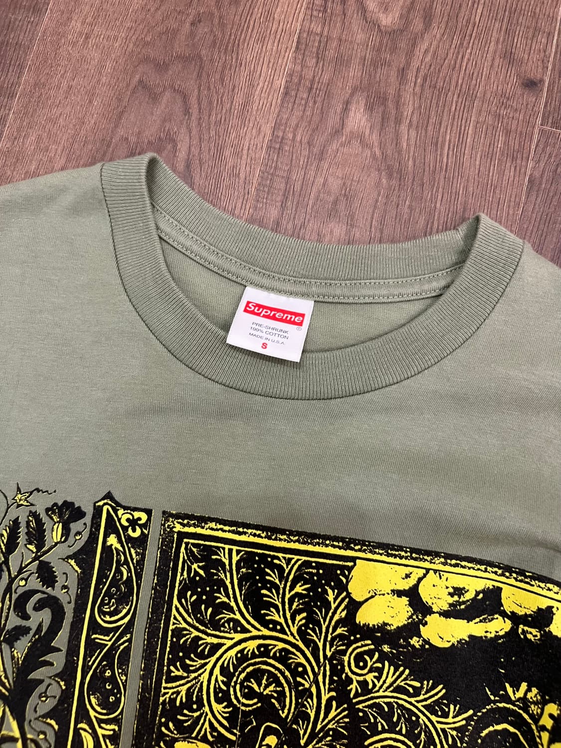 슈프림 세인트 세바스찬 롱슬리브 티셔츠 올리브 상품이미지7