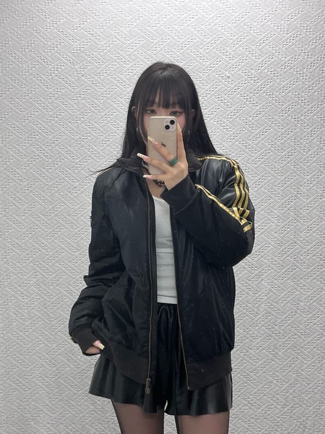 아디다스 올드스쿨 레트로 빈티지 누빔 패딩 자켓 95 C09701 상품이미지2