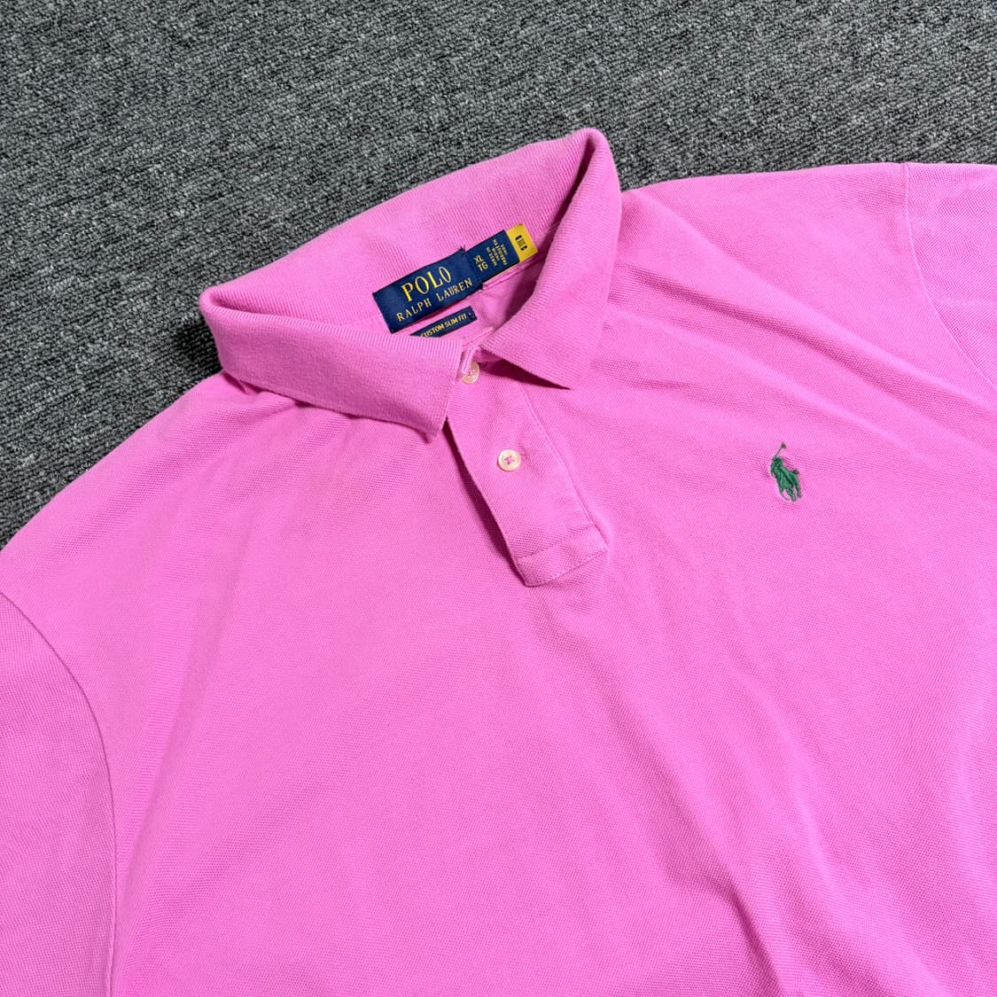 폴로 랄프로렌 커스텀 슬림핏 반팔 카라티 상품이미지2