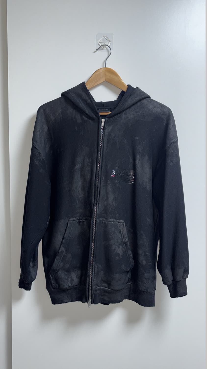 발렌시아가 개퍼 머드 디스 후드집업 xs사이즈 상품이미지1