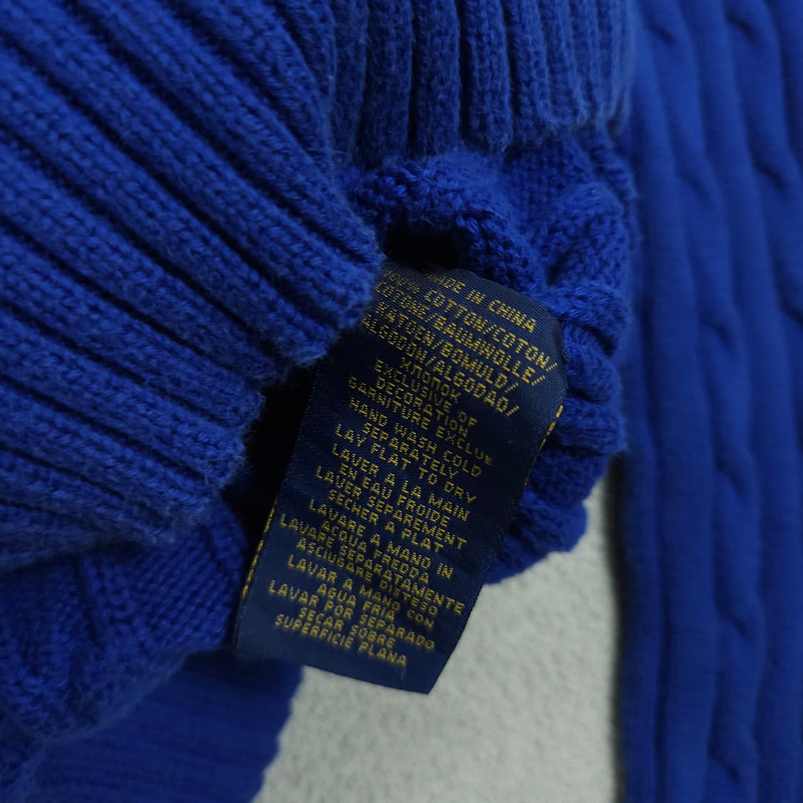 폴로 랄프 로렌 케이블 니트 M 상품이미지4