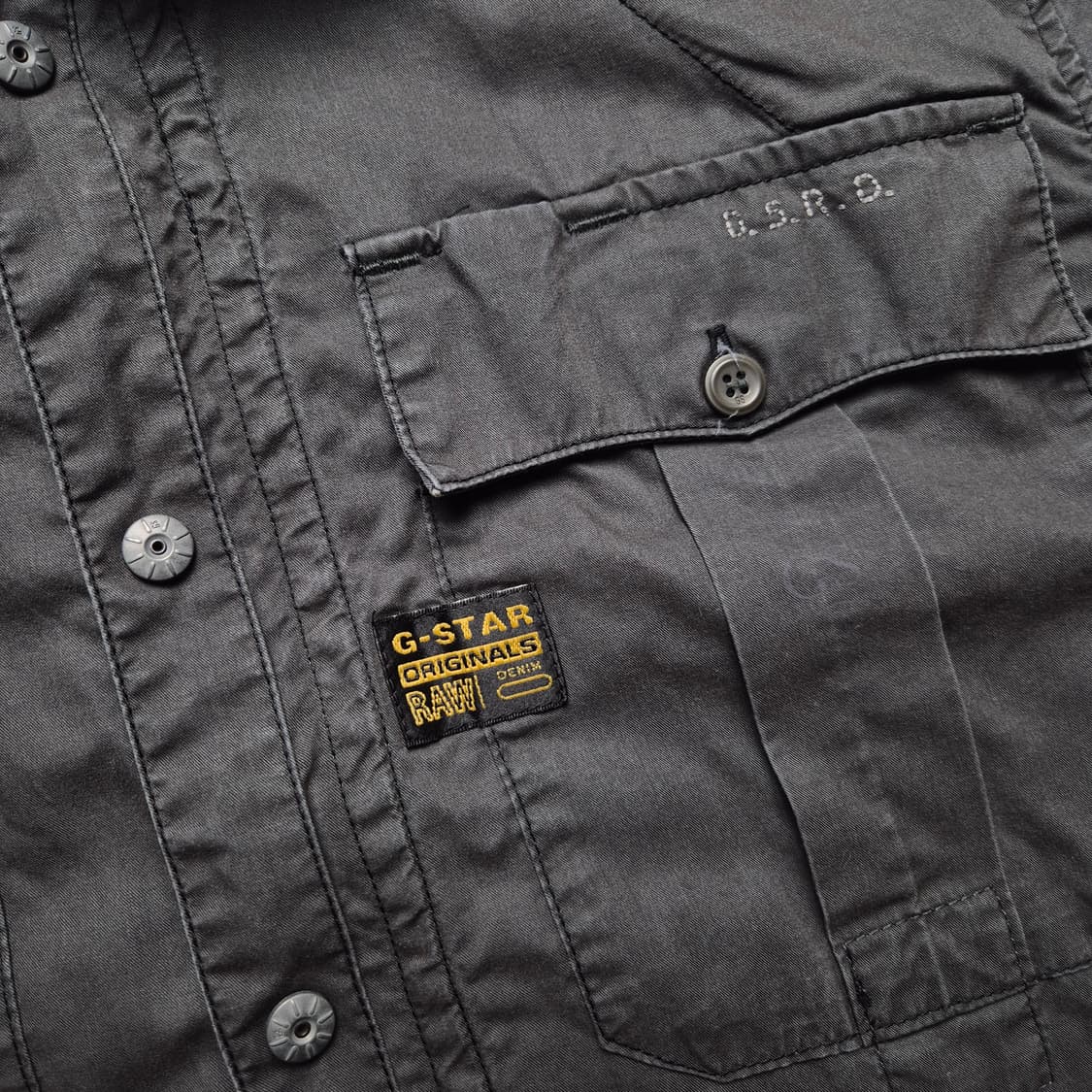 [M] 지스타로우 집업셔츠 상품이미지5