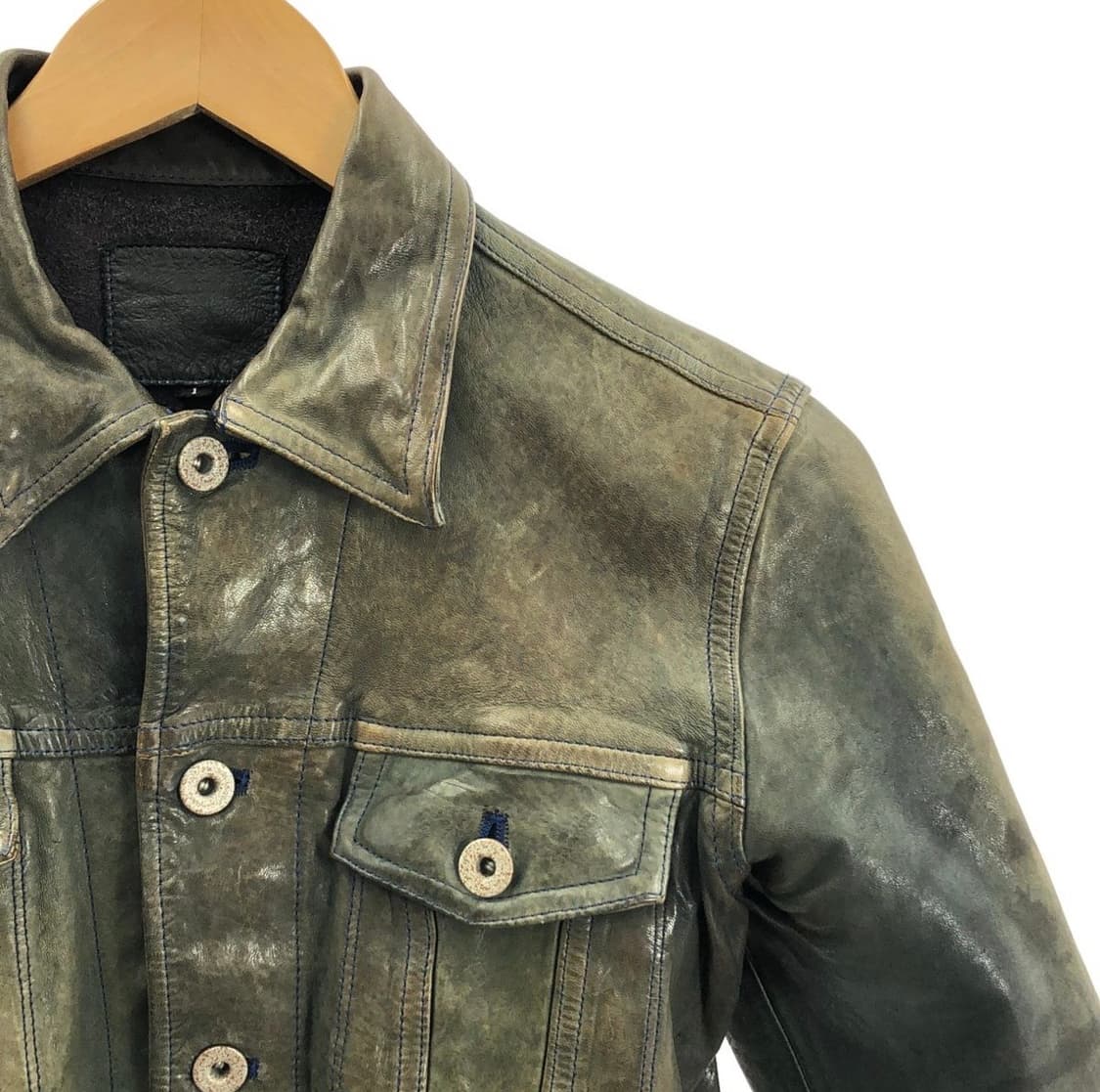 ISAMU KATAYAMA BACKLASH Leather Jacket 상품이미지3