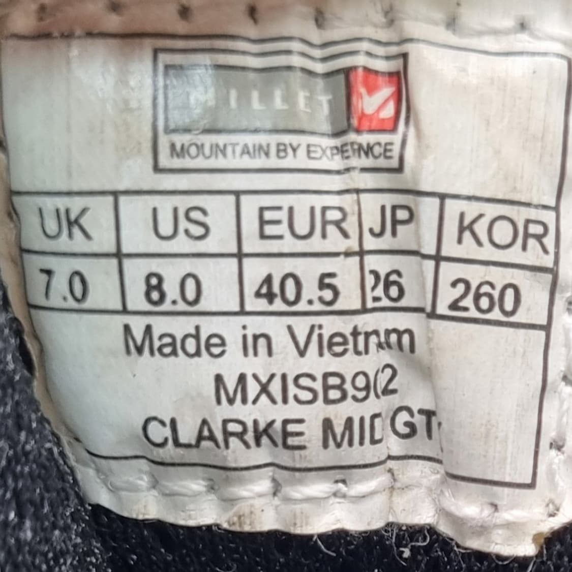 밀레 남성등산화260 상품이미지6