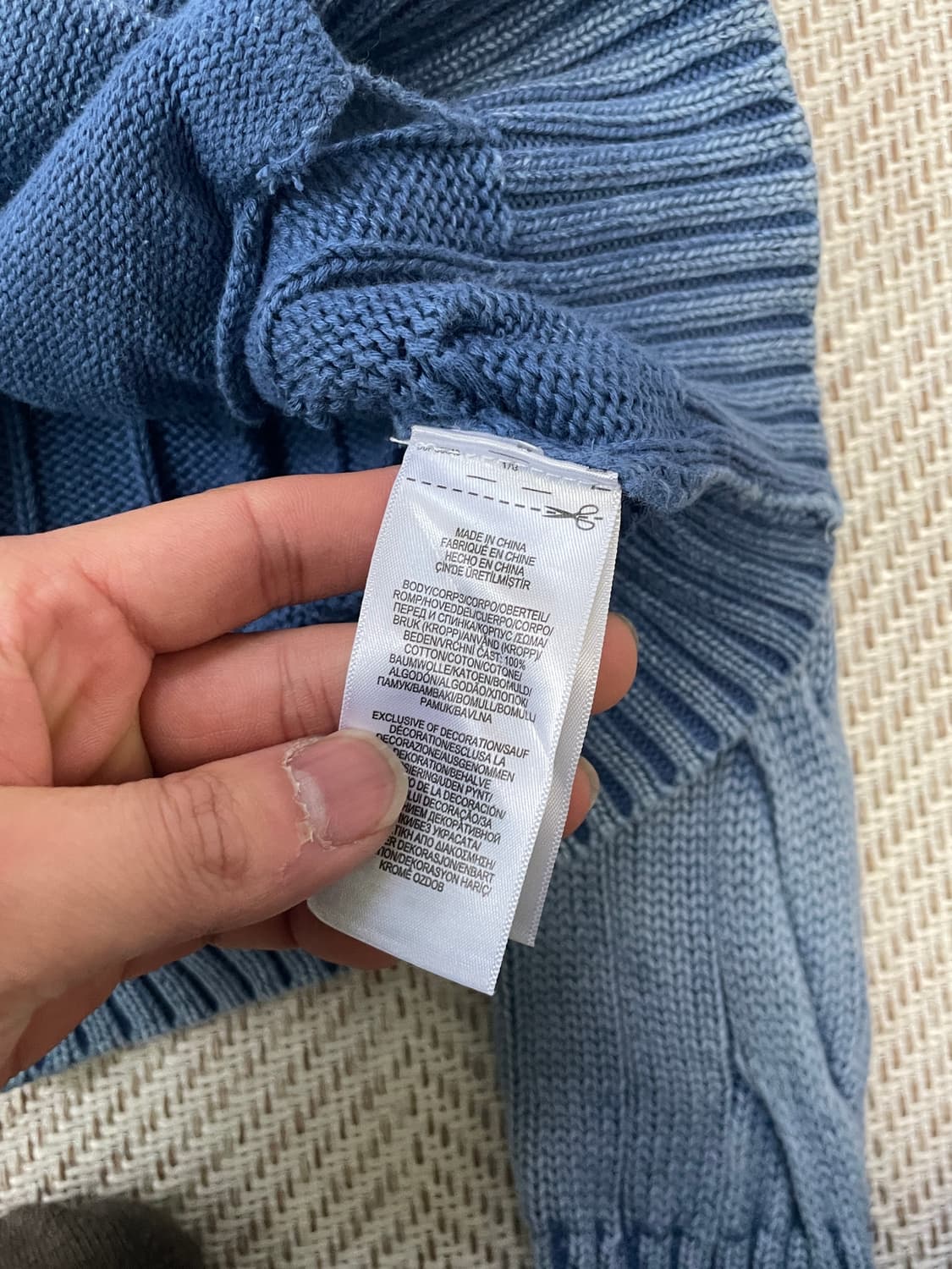 폴로 랄프로렌 케이블 니트집업 J03697 상품이미지7