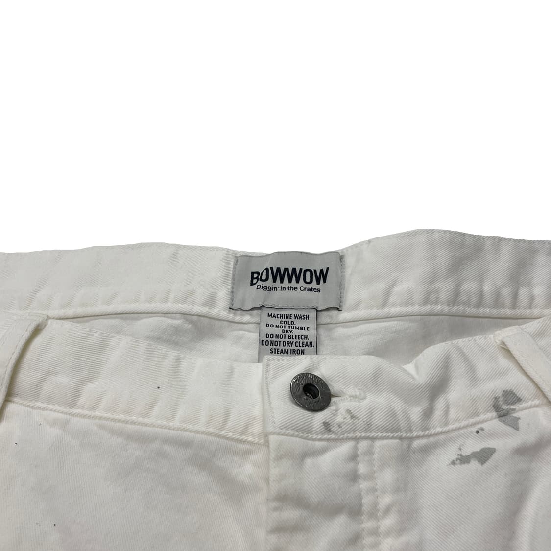 바우와우 페인터 쇼츠 화이트 L 상품이미지4