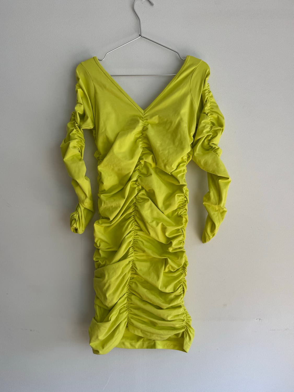 Helmut Lang - Ruched midi dress 헬무트랭 상품이미지1