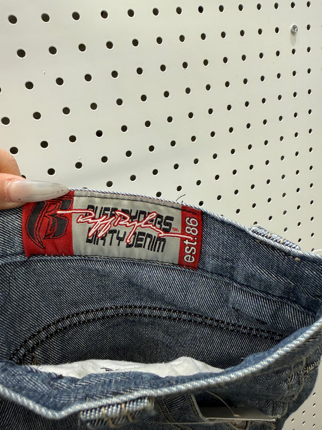 빈티지 더티데님 카고 팬츠 U983 상품이미지5