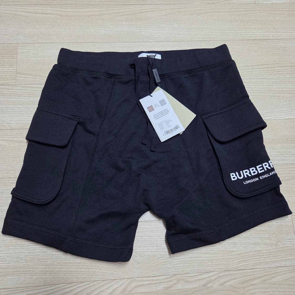 새거))버버리 면반바지 상품이미지1