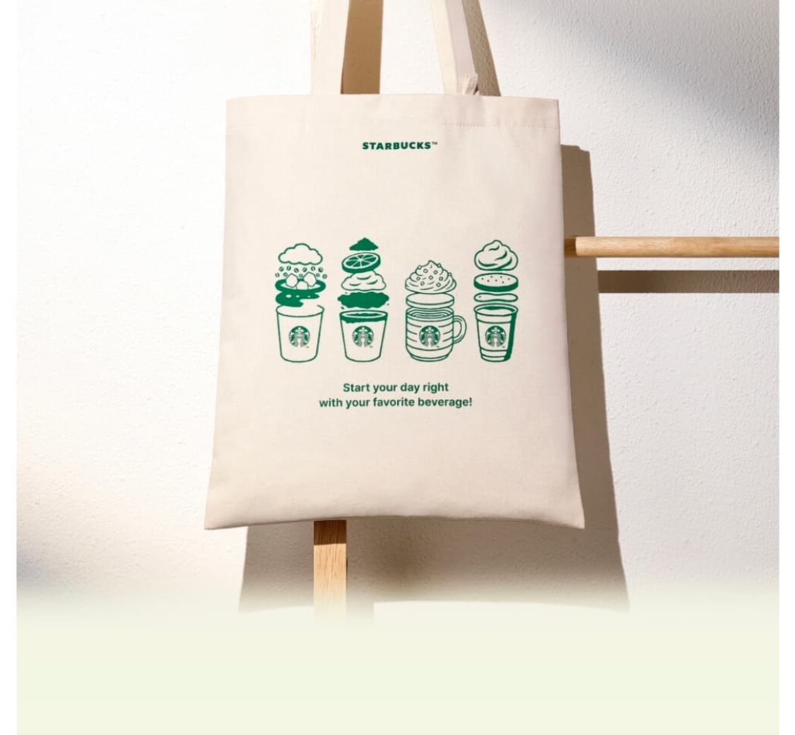 스타벅스 에코백 상품이미지1