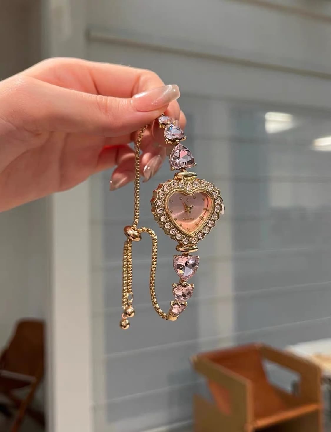 핑크 하트 쥬얼리 시계 ✨ 상품이미지1