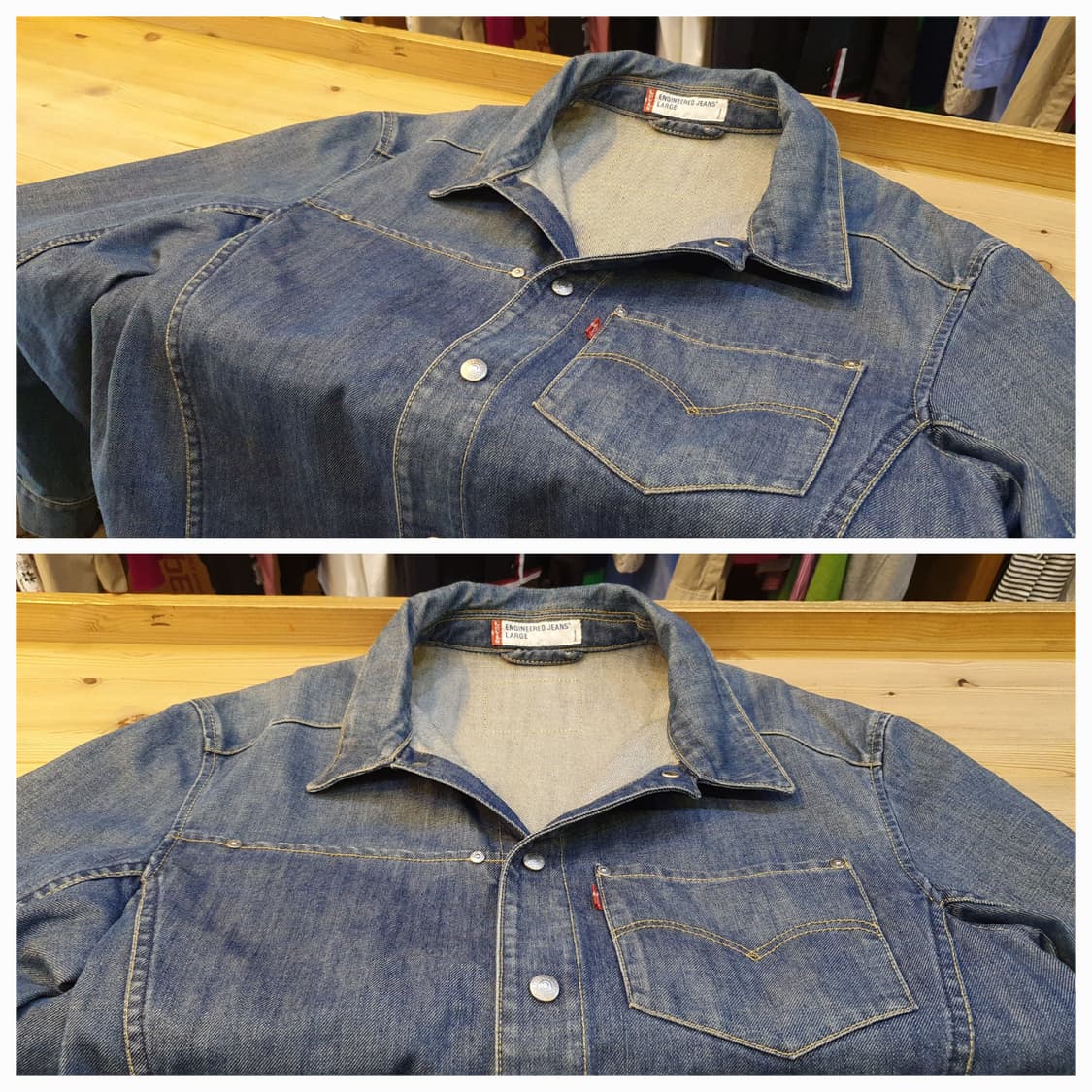 100.리바이스 엔진 트러커 데님자켓  상품이미지3