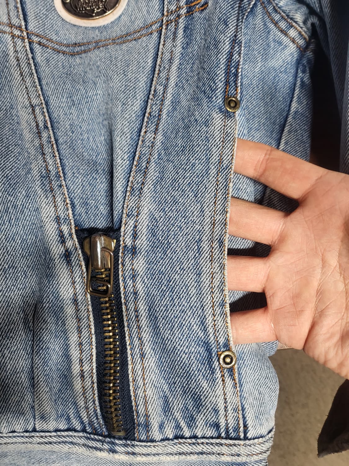 wrangler(렝글러) 빈티지 청자켓 상품이미지5