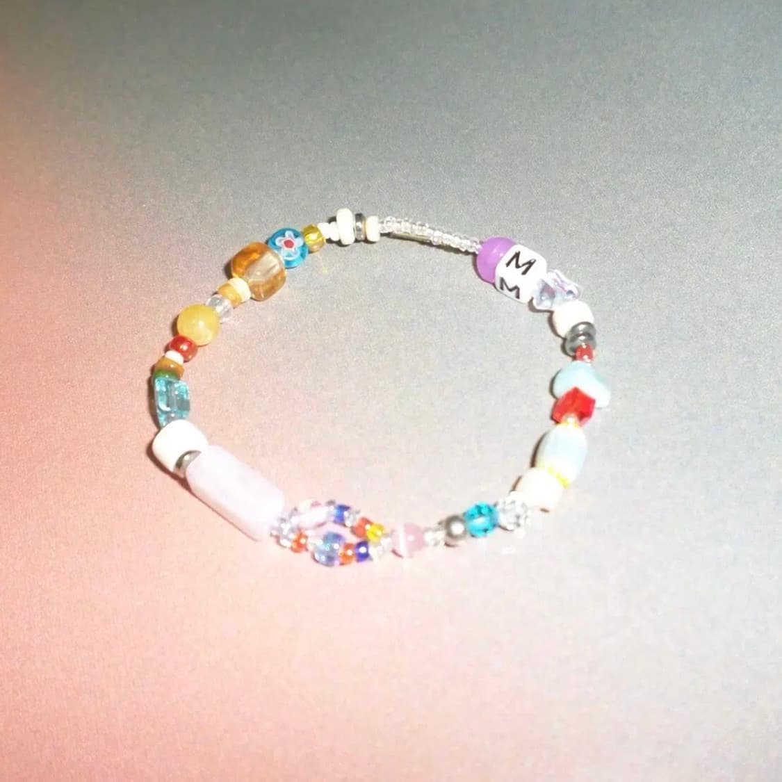 빈티지 비즈 팔찌 상품이미지2