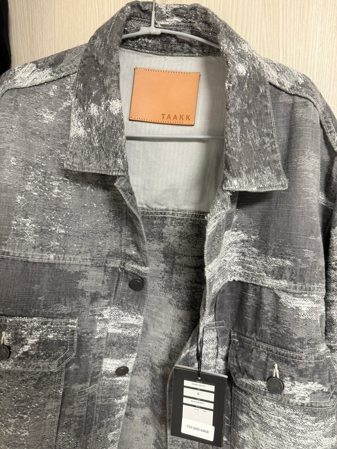 Taakk  2세대 데님 자켓 블리치 상품이미지3