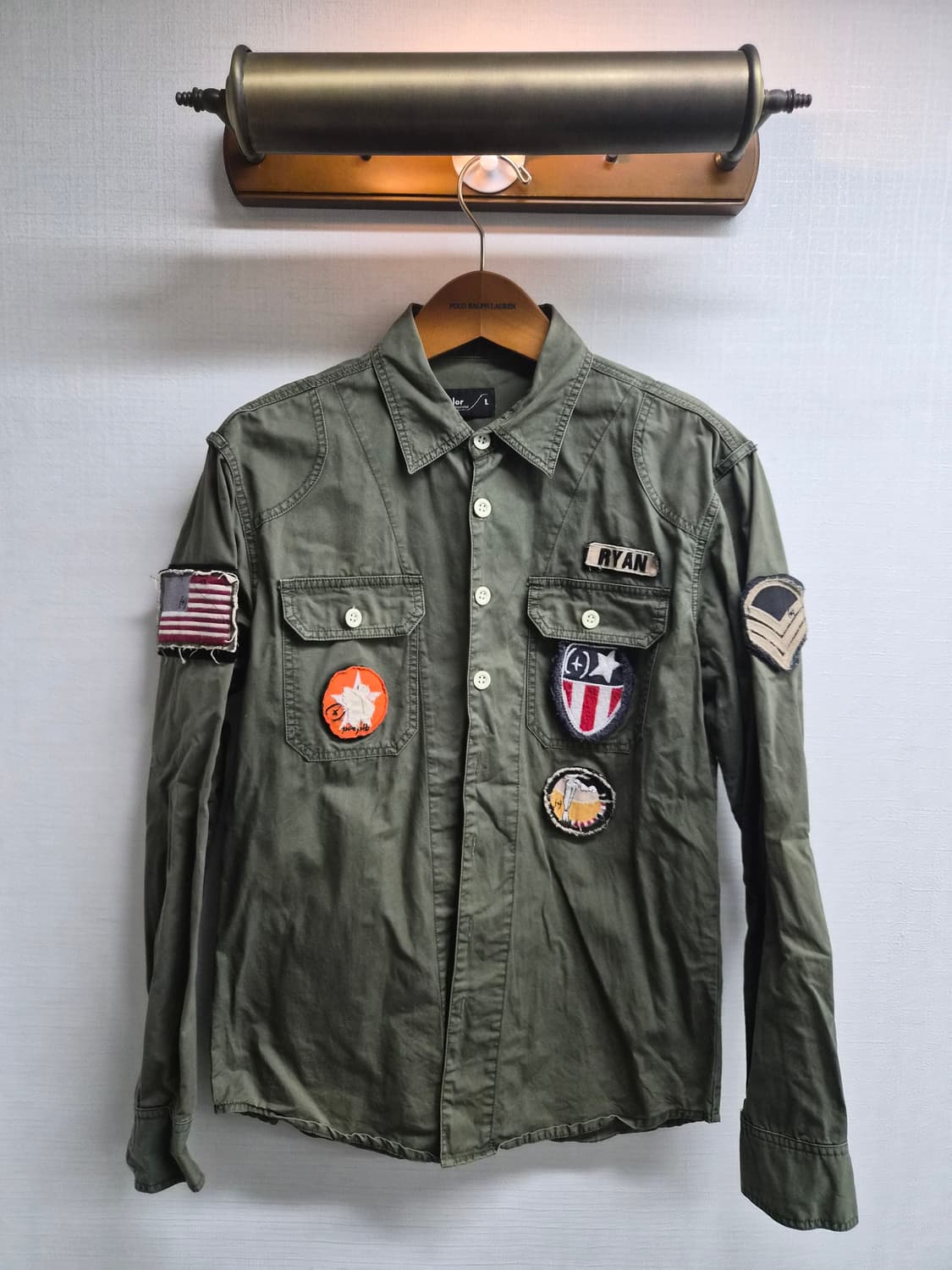 L) Kolor 패치 유틸리티 셔츠팝니다 상품이미지1