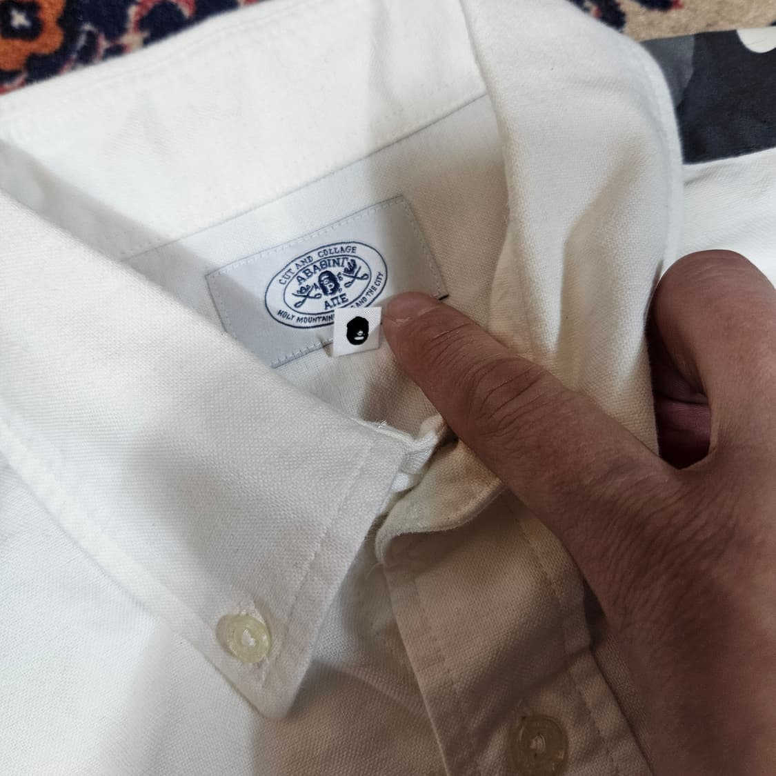 베이프(Bape) 카모 셔츠 M size 상품이미지6