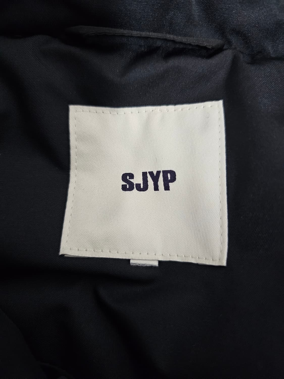 한섬 SJYP 블랙 구스다운 숏패딩 M 상품이미지4