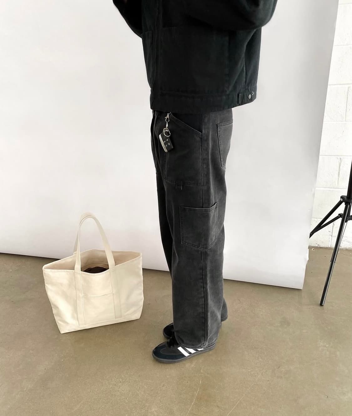 sweatscollective 데님 유틸리티 팬츠 M 상품이미지4