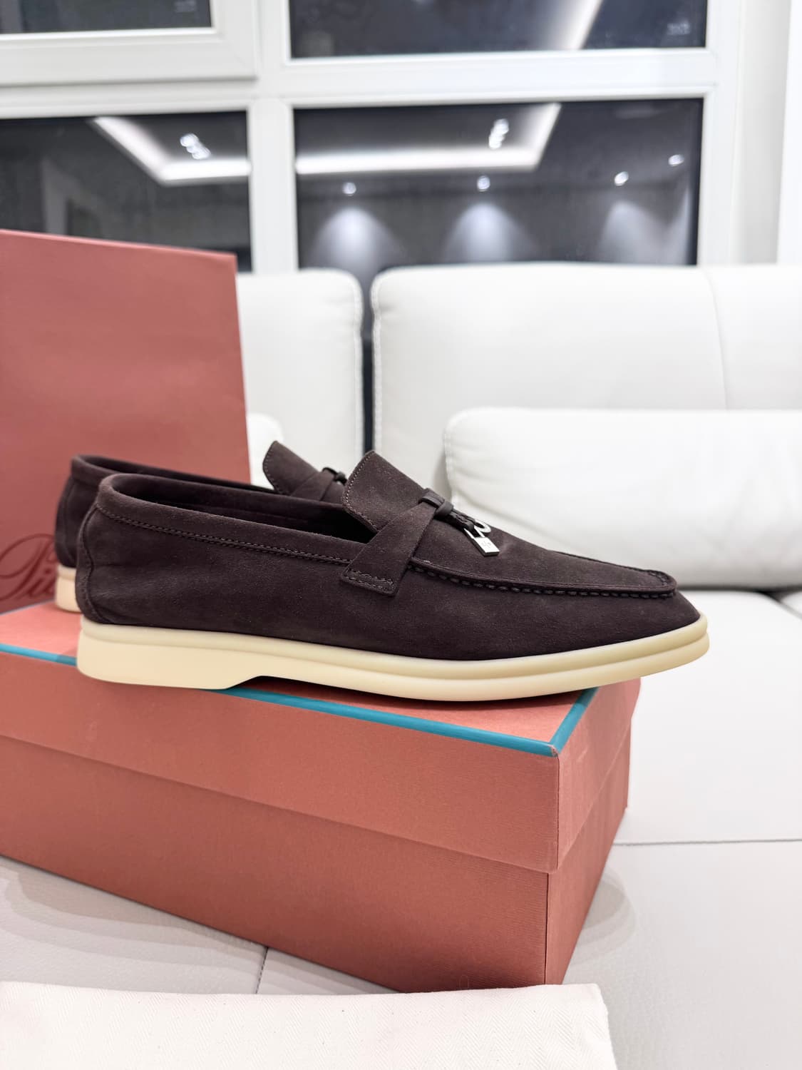 로로피아나 여성 썸머참스워크 37 (240mm) 초콜렛 상품이미지5