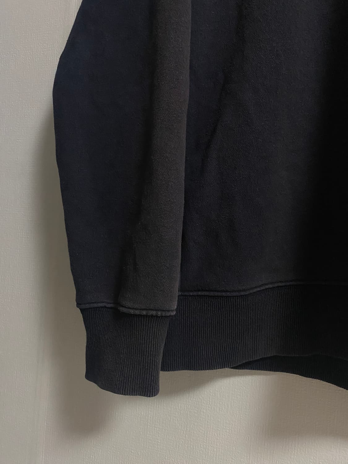 (XL)빈티지 썬페이딩 SHELTER 네이비 스웻셔츠 상품이미지5