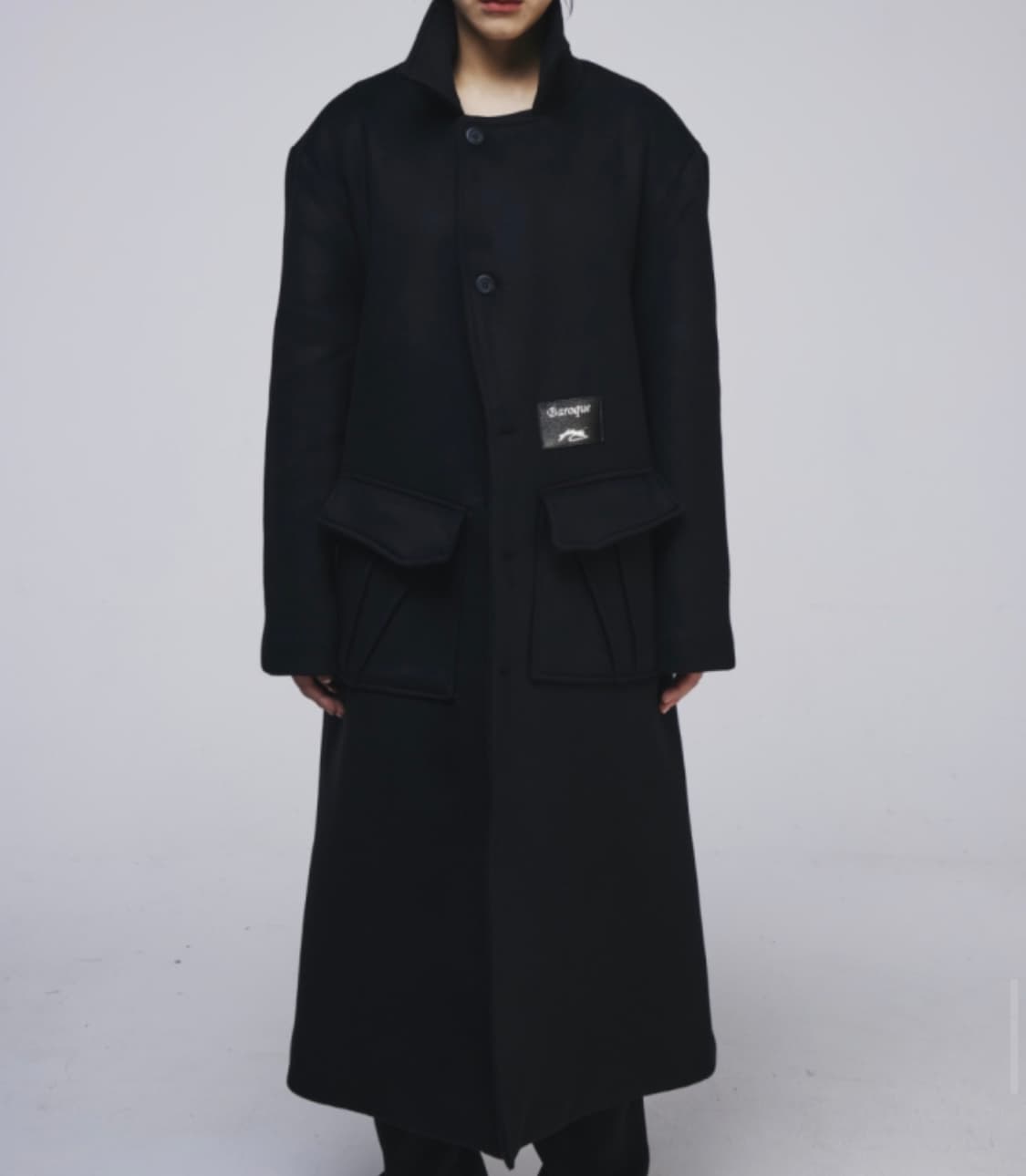 Baroque 24fw 컬렉션 더블 오버사이즈 코트(L) 상품이미지1