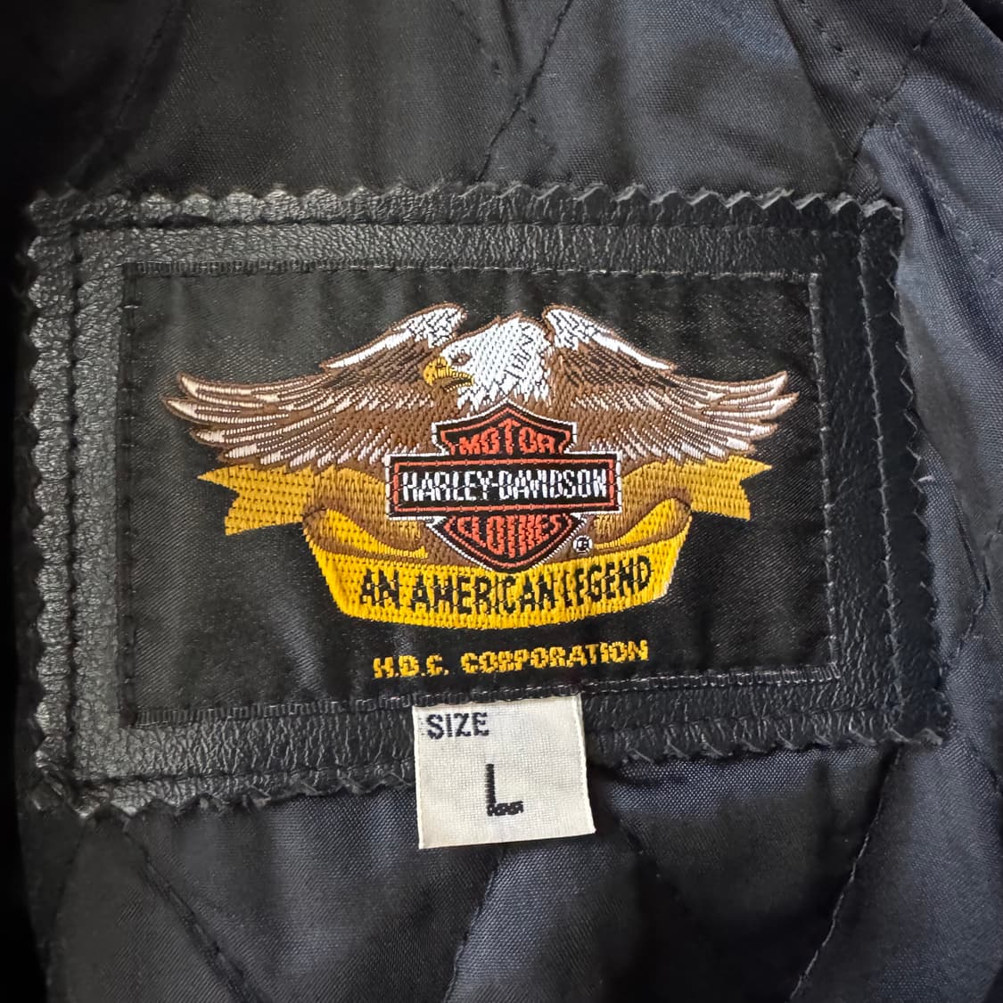 [L] Harley davidson 할리데이비슨 가죽 라이더 자켓 상품이미지8
