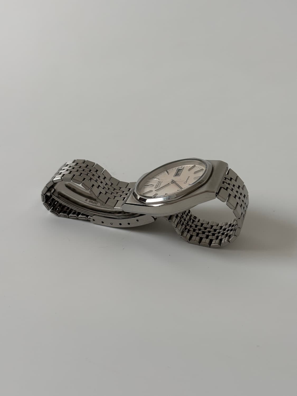 세이코 1980년대 Chronos 실버 쿼츠 남성  상품이미지6