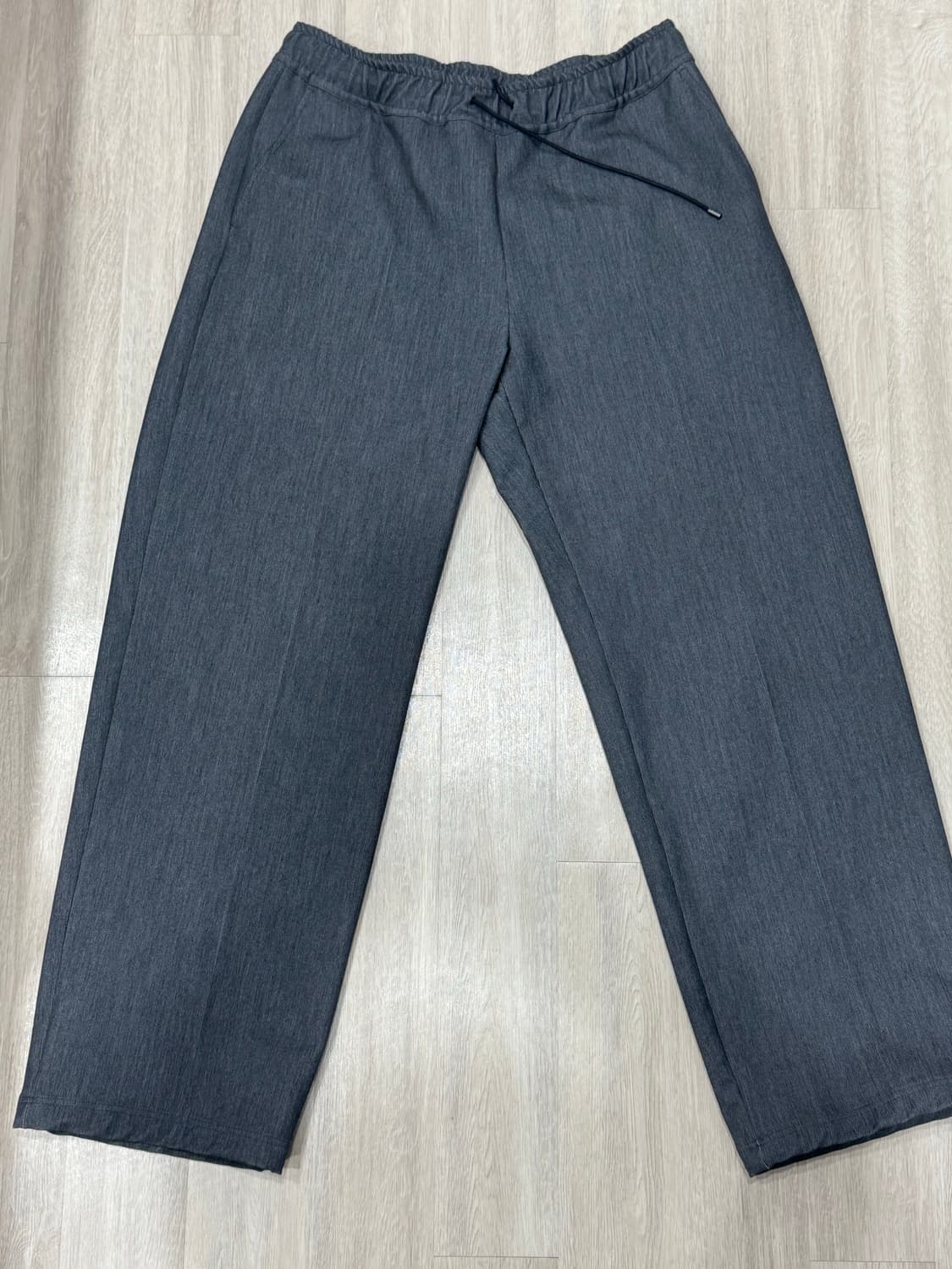 모노프리베 Textured String Pants - Grey 상품이미지2