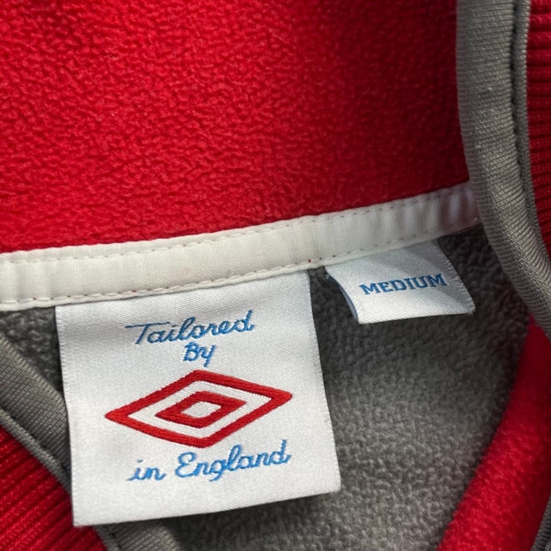 95 엄브로 09-10 잉글랜드 국대 풀오버 드릴탑 상품이미지3