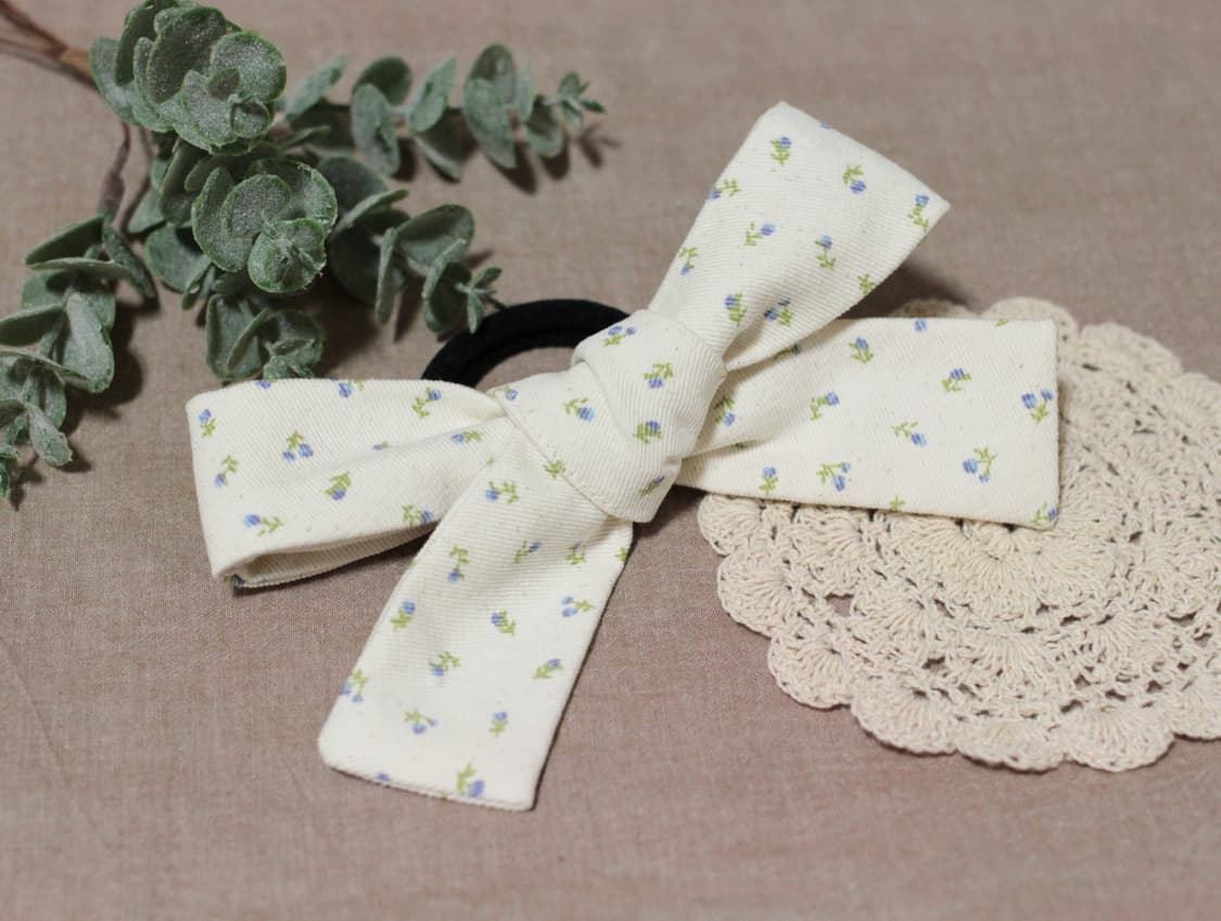 핸드메이드 모리걸 잔꽃 리본 머리끈 상품이미지9