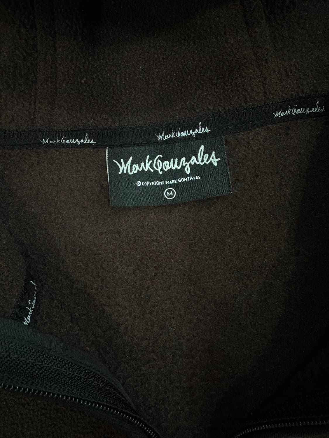 마크곤잘레스 후리스집업 브라운 상품이미지3