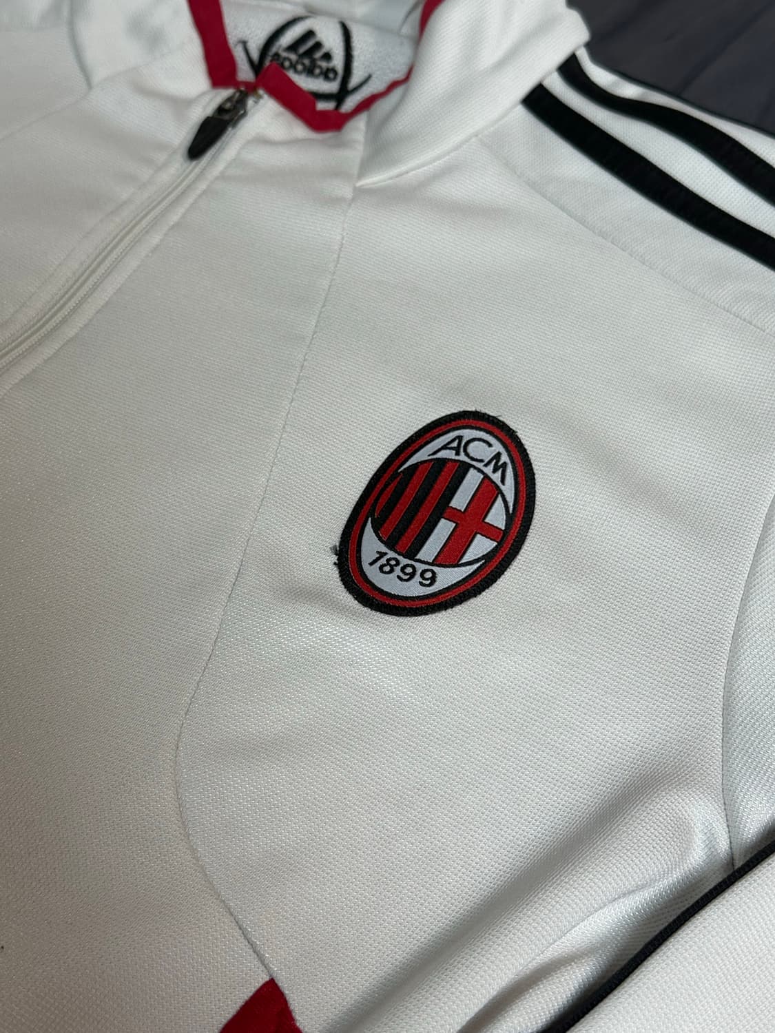 아디다스 AC밀란 트랙탑  화이트져지 라지 상품이미지4