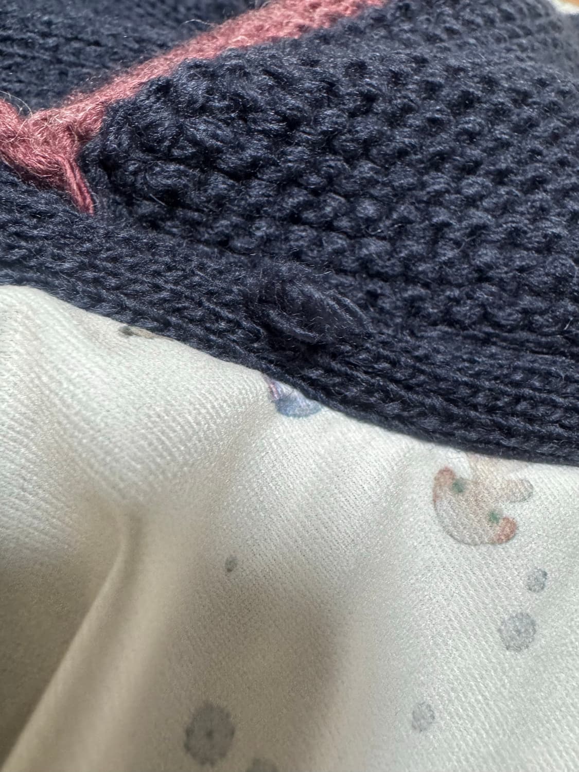 코이세이오 모시 코위찬 니트 재킷 네이비 상품이미지2