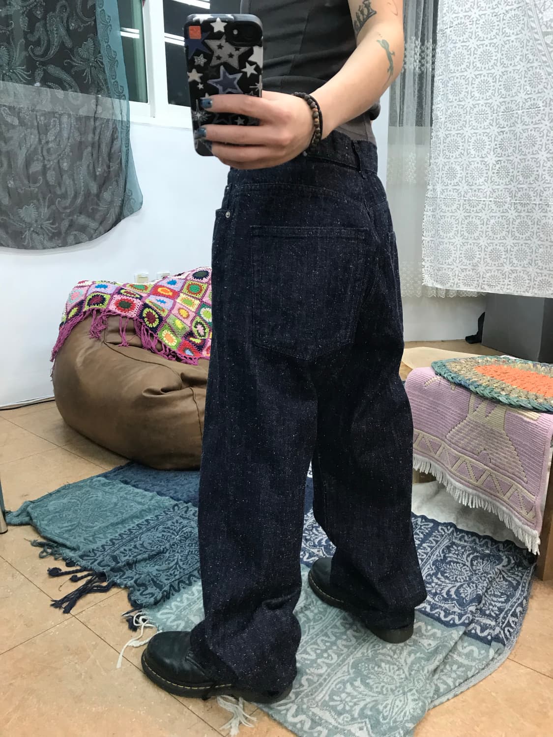 AVEC design 디테일 생지 데님팬츠  상품이미지2