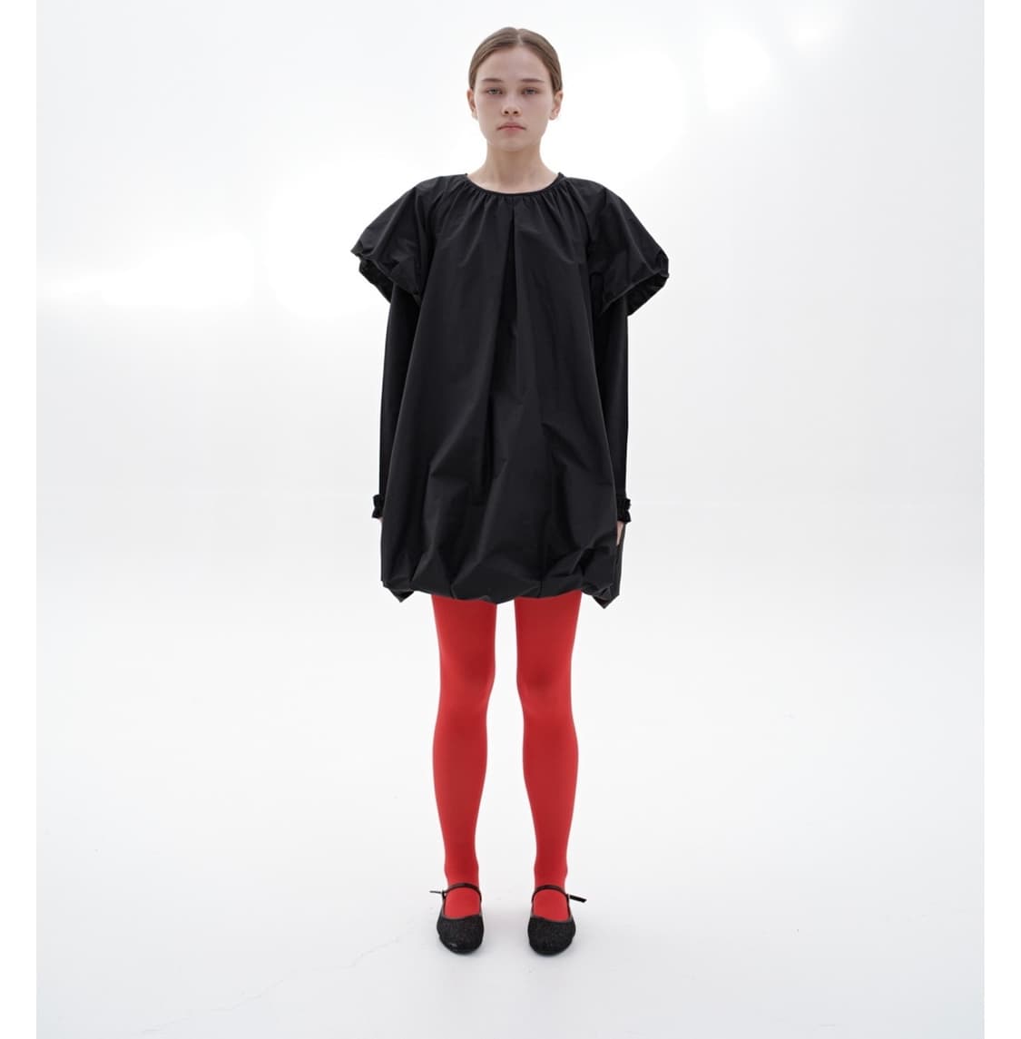 cosmoss 볼륨 미니 원피스 (블랙) 팔아요 상품이미지2