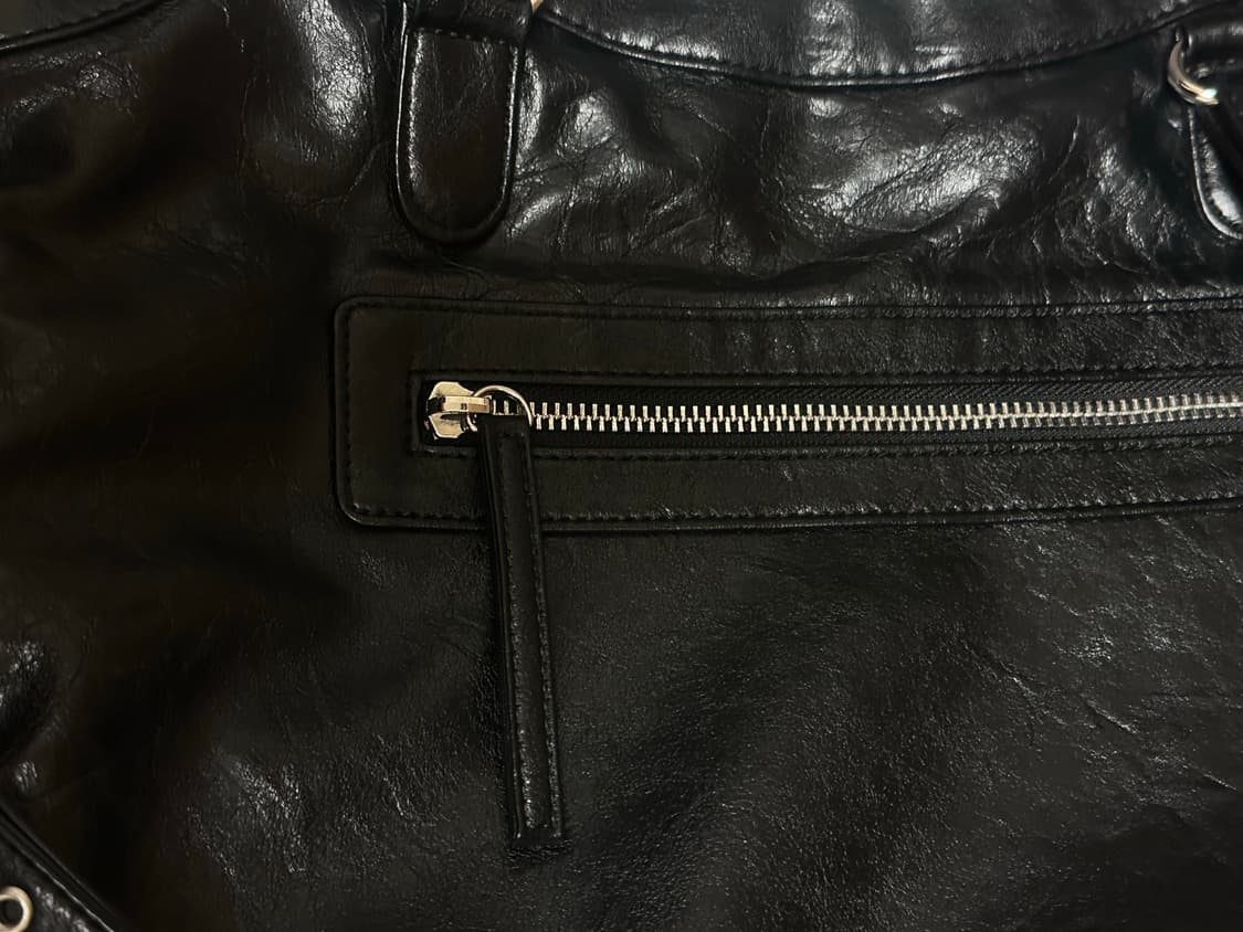 🎀다이닛 스터드 포켓 빅백 블랙🎀 상품이미지6