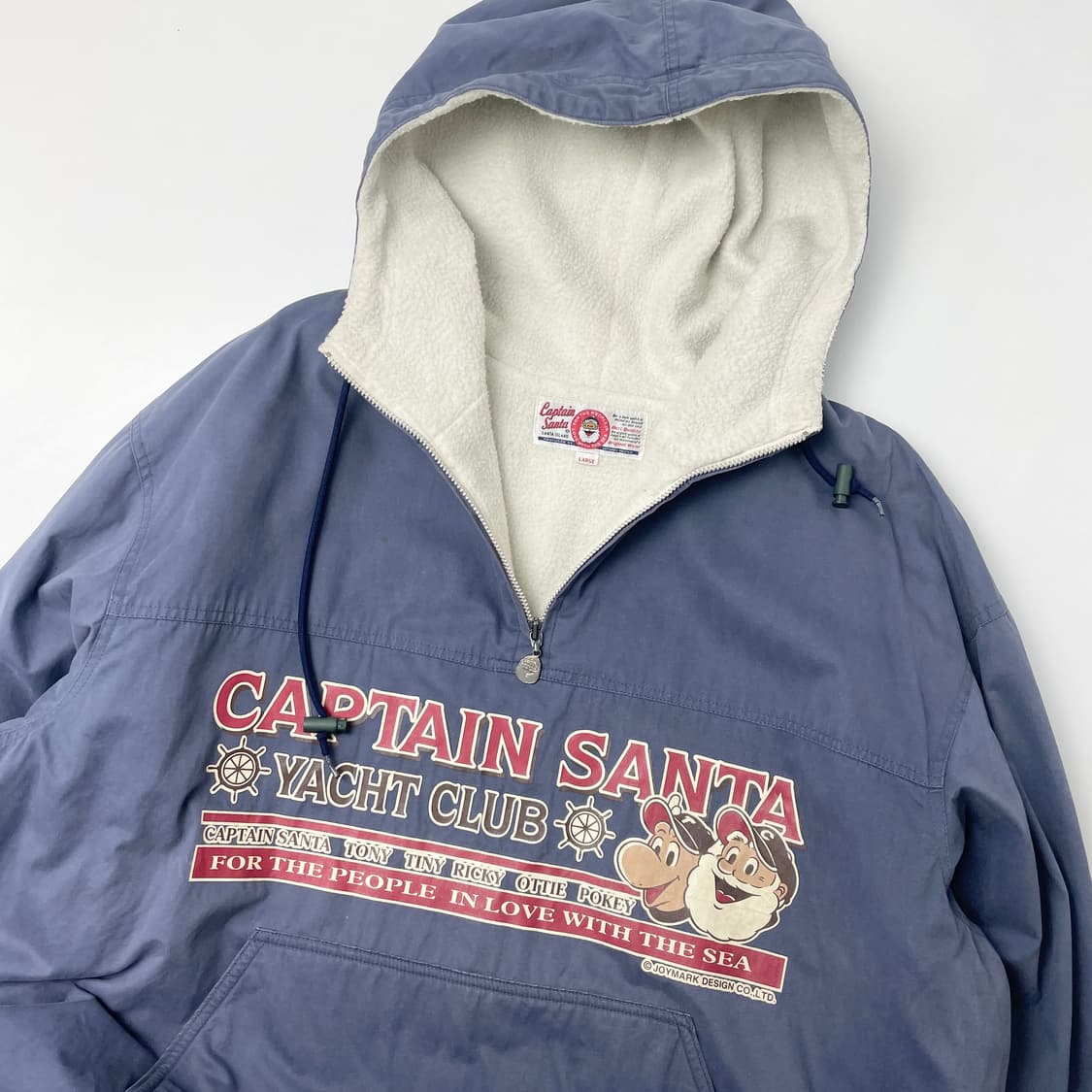 [중고] 캡틴산타 빈티지 플리스 후드 아노락 자켓 L 상품이미지3
