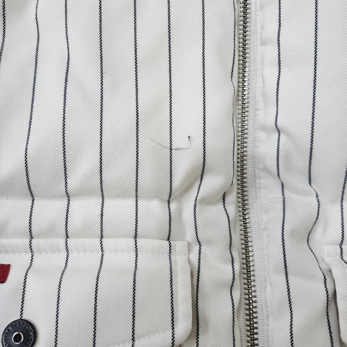 0 파리게이츠 여성 스트라이프 패딩 조끼 0327Y 상품이미지3